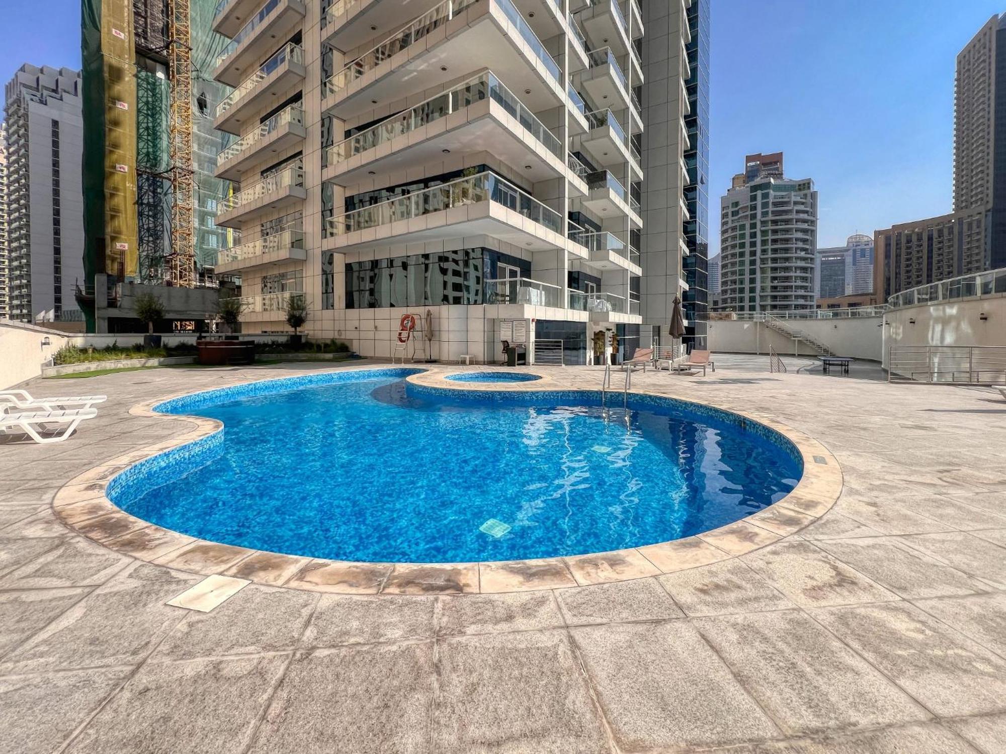Spacious 1Br With Full Marina View 迪拜 外观 照片