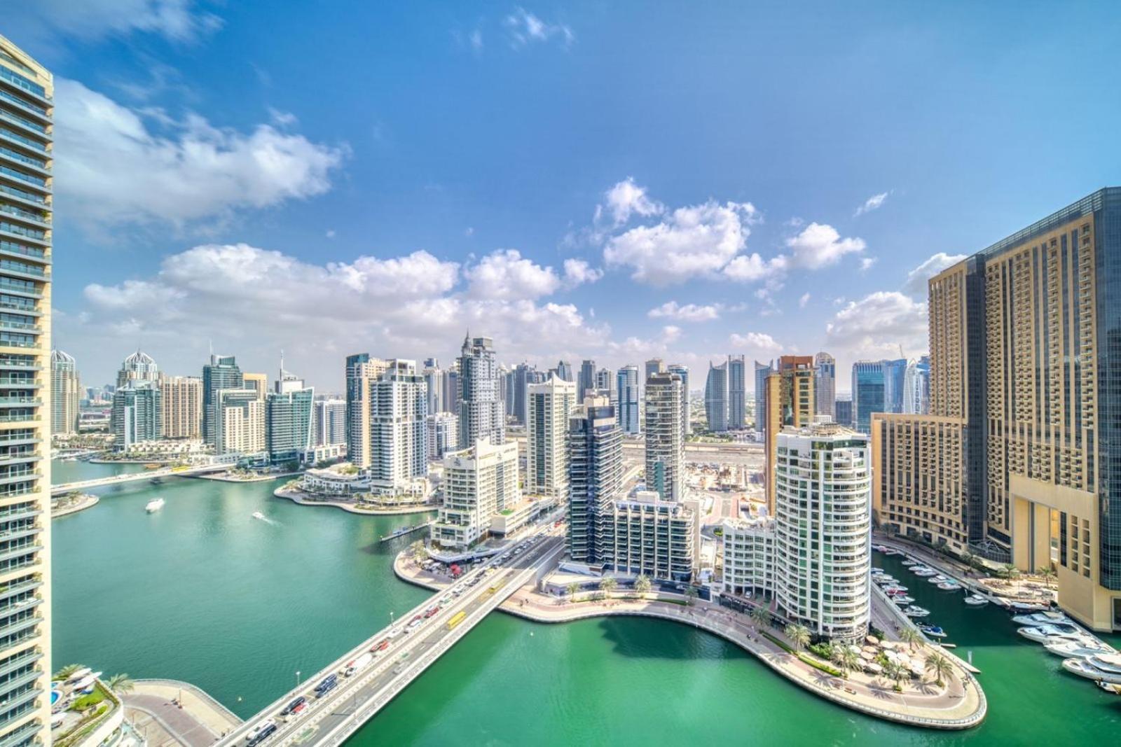 Spacious 1Br With Full Marina View 迪拜 外观 照片